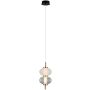 Italux Testa PND-84938-2-BK Hanglamp 1x8W/LED 3000K 500lm IP20