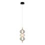 Italux Testa PND-84938-3-BK Hanglamp 1x12W/LED 3000K 790lm IP20