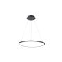 Italux Vinola PND-56135B-040RPC-BK-3KS4K Hanglamp 1x24W/LED 3000K|4000K 1920lm IP20
