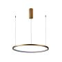 Italux Vinola PND-56135B-060RPP-GD-3KS4K-TRDIMM Hanglamp 1x38W/LED 3000K|4000K 3040lm IP20