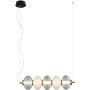 Italux Testa PND-84938-4-BK Hanglamp 1x19W/LED 3000K 1200lm IP20