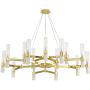 Step Into Design CANDELA DN1505-15 gold Kroonluchter 30x20W/G9 IP20