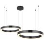 Step Into Design CIRCLE 2in1 ST-8848-40+60 black Hanglamp 2x53W/LED 3000K 5035lm IP20