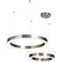 Step Into Design CIRCLE 2in1 ST-8848-40+60 nickel Hanglamp 2x53W/LED 3000K 5035lm IP20