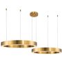 Step Into Design CIRCLE 2in1 ST-8848-60+80 brass Hanglamp 2x72W/LED 3000K 6840lm IP20
