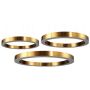 Step Into Design CIRCLE 3in1 ST-8848-40+60+60 brass Hanglamp 3x85W/LED 3000K 8075lm IP20