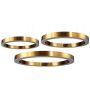 Step Into Design CIRCLE 3in1 ST-8848-40+60+80 brass Hanglamp 3x93W/LED 3000K 8835lm IP20