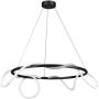 Step Into Design FANTASIA ST-9282R/D60 black Hanglamp 2x34W/LED 3000K 2720lm IP20