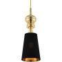 Step Into Design QUEEN MP-8846-18 black gold Hanglamp 2x60W/E27 IP20
