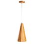 Quintiesse Angular QN-ANGULAR-P-S-TEAK Hanglamp 1x40W/E27 IP20