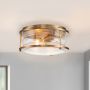 Quintiesse ASHLAND BAY QN-ASHLANDBAY-F-NBR-BATH Plafondlamp 2x60W/E27 IP44