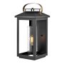 Quintiesse ATWATER QN-ATWATER-L-BK Wandlamp 1x60W/E27 IP44