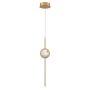 Quintiesse Barletta QN-BARLETTA-1P-BG Hanglamp 1x6W/LED 3000K 340lm IP20