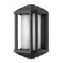 Quintiesse CASTELLE QN-CASTELLE-S-BLK Wandlamp 1x60W/E27 IP44