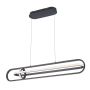 Quintiesse Demark QN-DEMARK-LP-BK Hanglamp 1x58W/LED 3000K 2900lm IP20