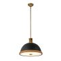Quintiesse Doral QN-DORAL-P-M-BK Hanglamp 2x60W/E27 IP20