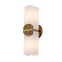 Quintiesse Elan QN-ELAN-2WB-DG-OPAL Wandlamp 2x4W/G9 3000K 800lm IP44