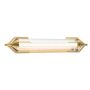 Quintiesse Espada QN-ESPADA-2W-BG Wandlamp 1x23W/LED 3000K 1360lm IP44