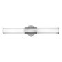 Quintiesse FACET QN-FACET-LED2-PC-BATH Wandlamp 2x12W/LED 3000k 2160LM IP44