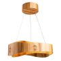 Quintiesse Horizon QN-HORIZON-RING-LED-60-TEAK Hanglamp 1x43W/LED 3000K 1545lm IP20