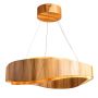 Quintiesse Horizon QN-HORIZON-RING-LED-80-TEAK Hanglamp 1x58W/LED 3000K 2058lm IP20