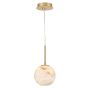 Quintiesse Kepler QN-KEPLER-1P-S-BG Hanglamp 1x10W/LED 3000K 723lm IP20