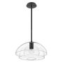 Quintiesse LOTUS QN-LOTUS-P-BLK Hanglamp 1x60W/E27