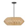 Quintiesse Luca QN-LUCA-5P-M-BK-CAM Hanglamp 5x40W/E14 IP20