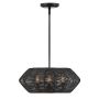 Quintiesse Luca QN-LUCA-P-S-BK-BK Hanglamp 3x40W/E14 IP20