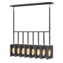 Quintiesse LUDLOW QN-LUDLOW8-GR Hanglamp 8x60W/E27