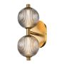 Quintiesse Palmas QN-PALMAS-2W-BG Wandlamp 1x18W/LED 3000K 1361lm IP44