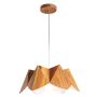 Quintiesse Physalis QN-PHYSALIS-P-M-TEAK Hanglamp 1x40W/E27 IP20