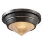 Quintiesse Willard QN-WILLARD-F-S-UBZ-PG Plafondlamp 1x60W/E14 IP20