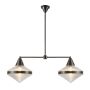 Quintiesse Willard QN-WILLARD-LP2-UBZ-PG Plafondlamp 2x60W/E27 IP20