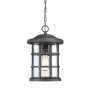 Elstead Lighting CRUSADE QZ-CRUSADE8-BLK Hanglamp 1x60W/E27 IP44