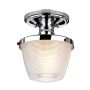 Elstead Lighting DUBLIN QZ-DUBLIN-SF-PC Plafondlamp 1x60W/E27 IP44