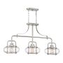 Elstead Lighting QUOIZLE QZ-TRILOGY-ISLE-BN Kroonluchter 3x60W/E27