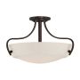 Feiss CHANTILLY QZ-CHANTILLY-SF3 Plafondlamp 3x60W/E27
