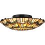 Quoizel ALCOTT QZ-ALCOTT-F Plafondlamp 2x60W/E27