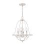 Quoizel Bradbury QZ-BRADBURY-4P-AWH Hanglamp 4x40W/E14