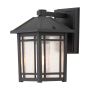 Quoizel Cedar Point QZ-CEDAR-POINT-S-BK Wandlamp 1x60W/E27 IP44