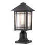 Quoizel Cedar Point QZ-CEDAR-POINT3-M-BK Vloerlamp 1x60W/E27 IP44