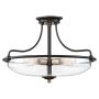 Quoizel Griffin QZ-GRIFFIN-SFM-C-PNAB Plafondlamp 4x60W/E27