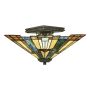 Quoizel INGLENOOK QZ-INGLENOOK-SF Plafondlamp 2x60W/E27