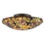 Quoizel KAMI QZ-KAMI-F Plafondlamp 2x60W/E27