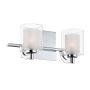 Quoizel Kolt QZ-KOLT2-PC-BATH Wandlamp 2x3.5W/G9 IP44