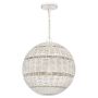 Quoizel Lindendale QZ-LINDENDALE-P-AWH Hanglamp 1x60W/E27 IP44