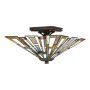 Quoizel Maybeck QZ-MAYBECK-F Plafondlamp 2x60W/E27