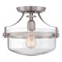 Quoizel PENN STATION QZ-PENN-STATION-F-BN Plafondlamp 1x60W/E27
