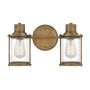 Quoizel Riggs QZ-RIGGS2-BATH-WS Wandlamp 2x40W/E27 IP44